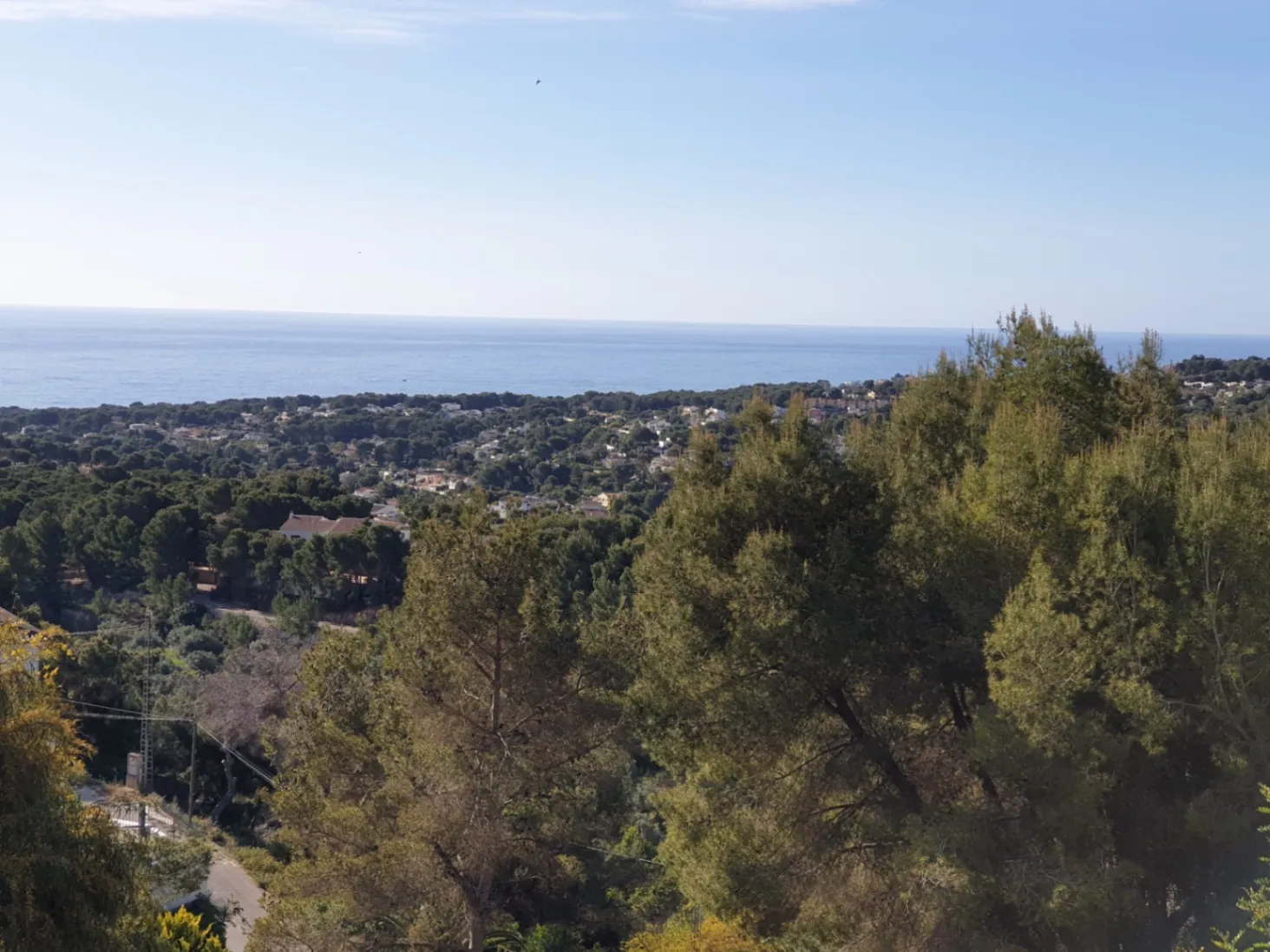 Plot with sea views for sale in Benimeit, Moraira