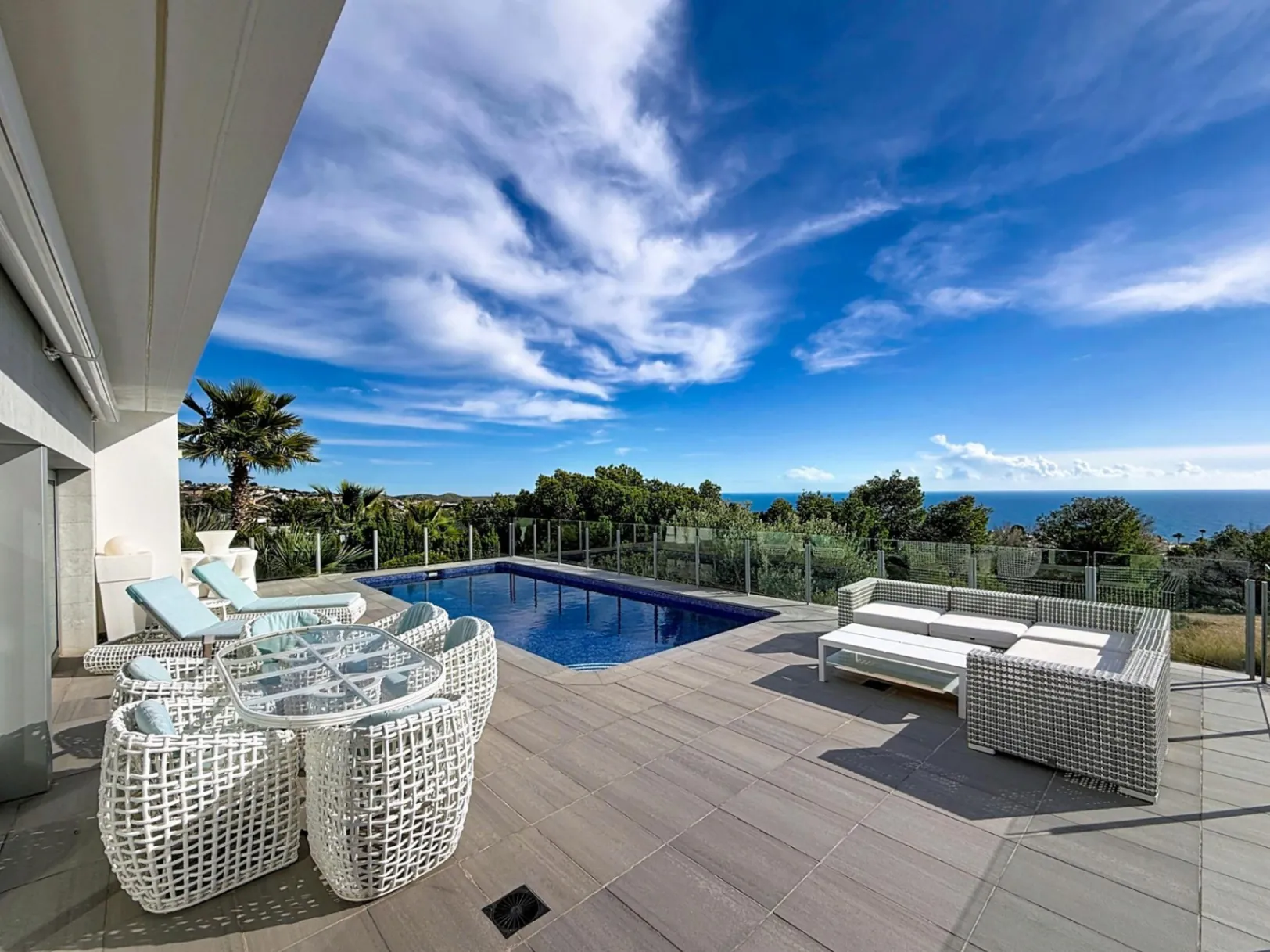 Cumbre del Sol modern luxury villa with panoramic sea views