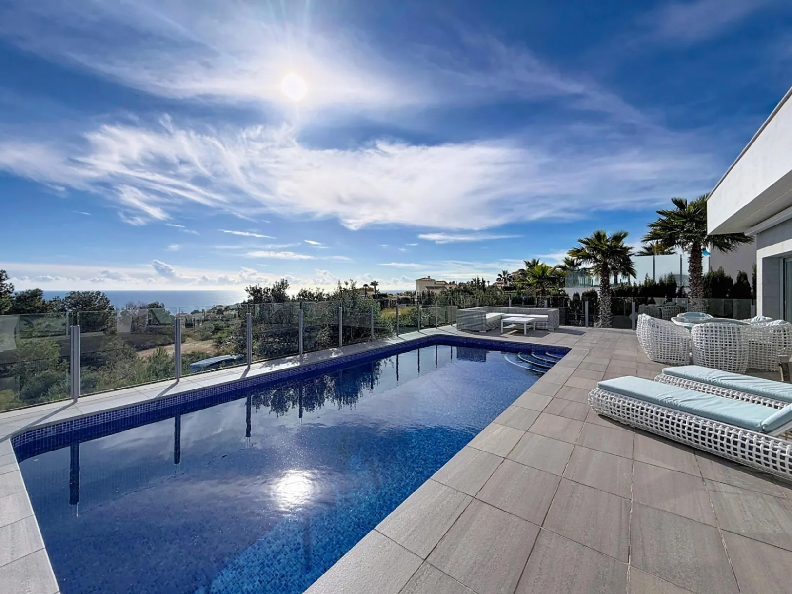 Cumbre del Sol modern luxury villa with panoramic sea views