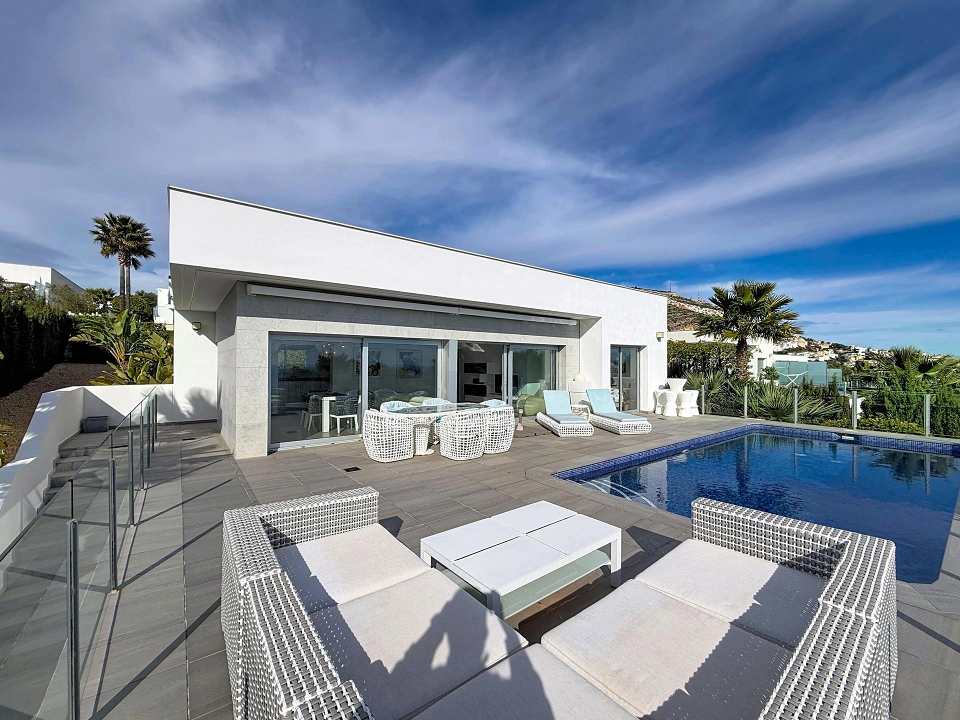 Cumbre del Sol modern luxury villa with panoramic sea views