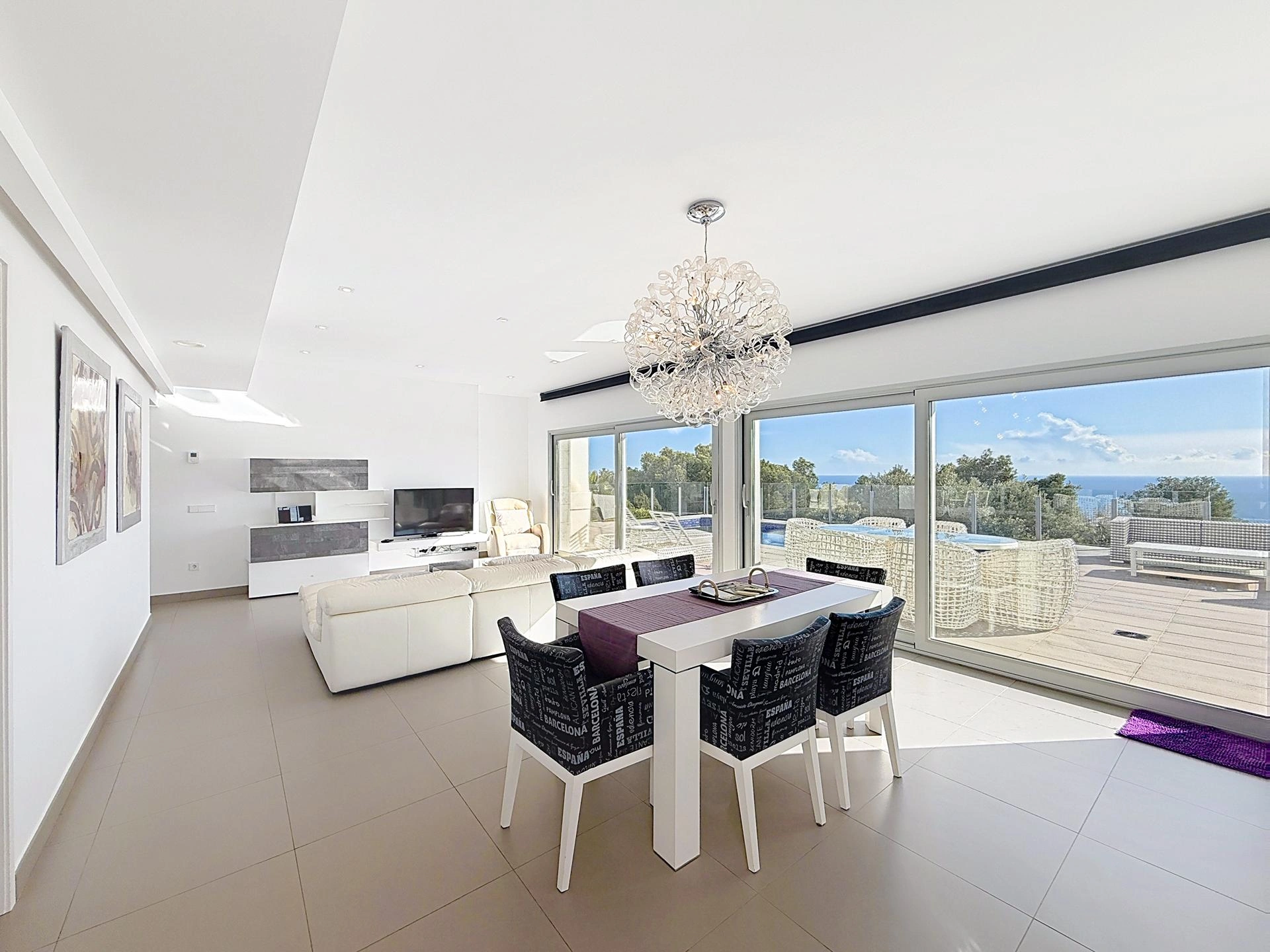 Cumbre del Sol modern luxury villa with panoramic sea views