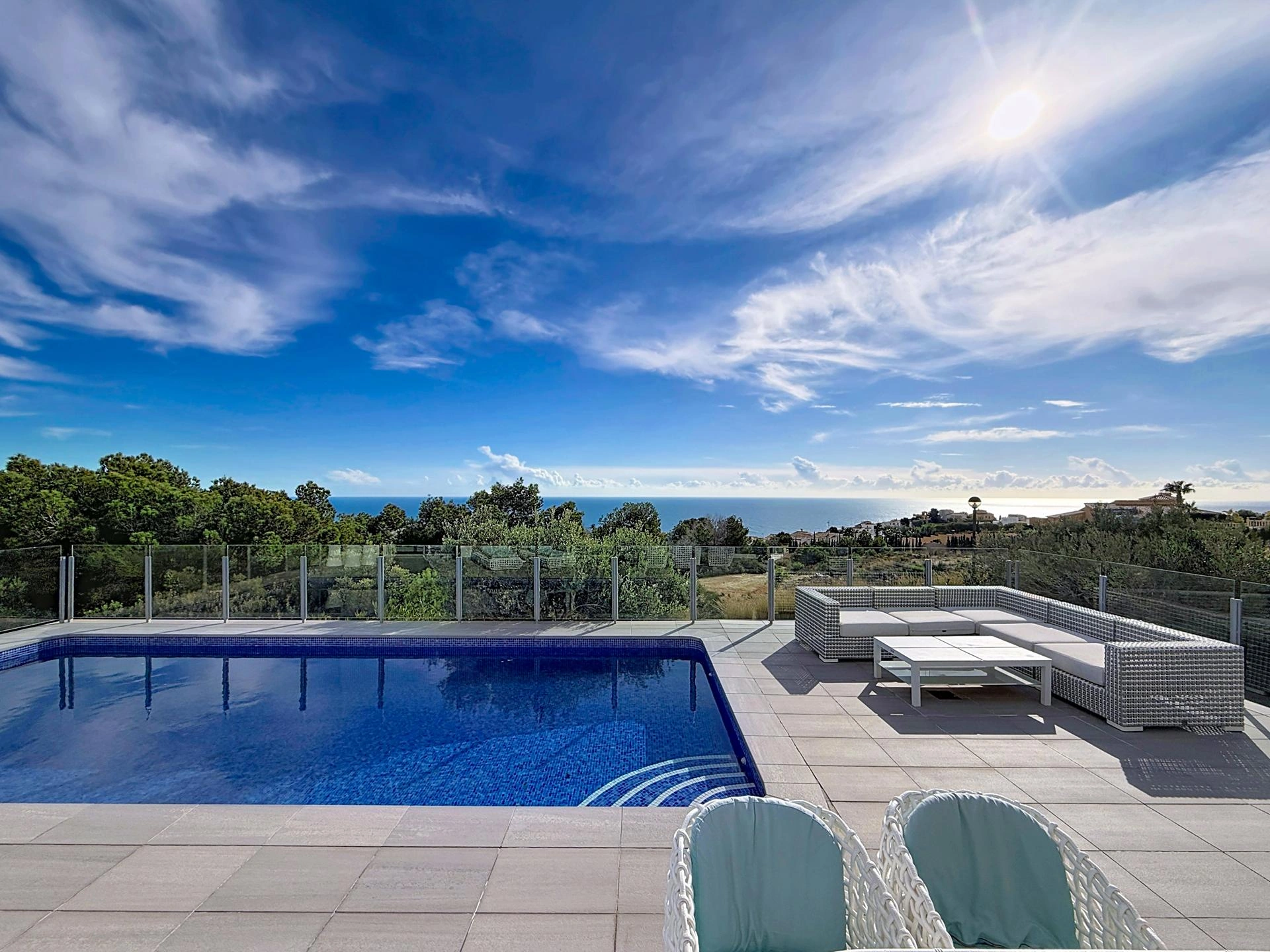 Cumbre del Sol modern luxury villa with panoramic sea views