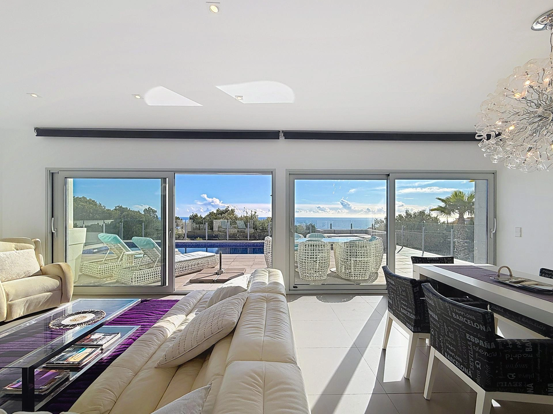 Cumbre del Sol modern luxury villa with panoramic sea views