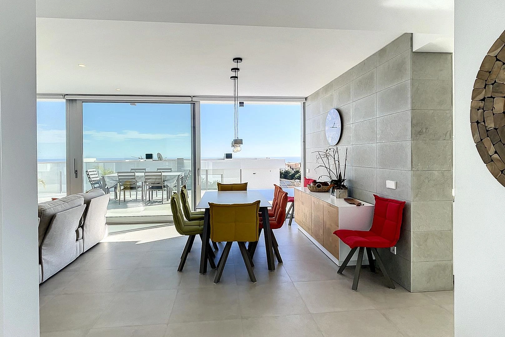 Modern villa with sea views and private pool