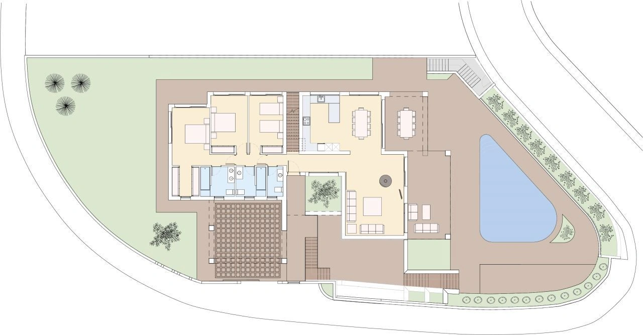 Villa de style Ibiza nouvellement construite à vendre à Pla del Mar Moraira