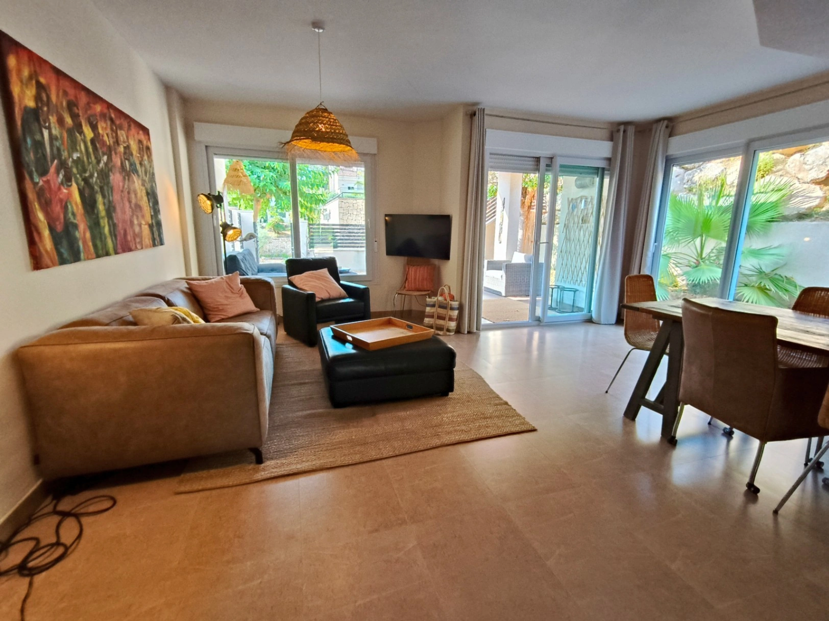 Reihenhaus mit Garten und Pool in ruhiger Wohnanlage in Moraira