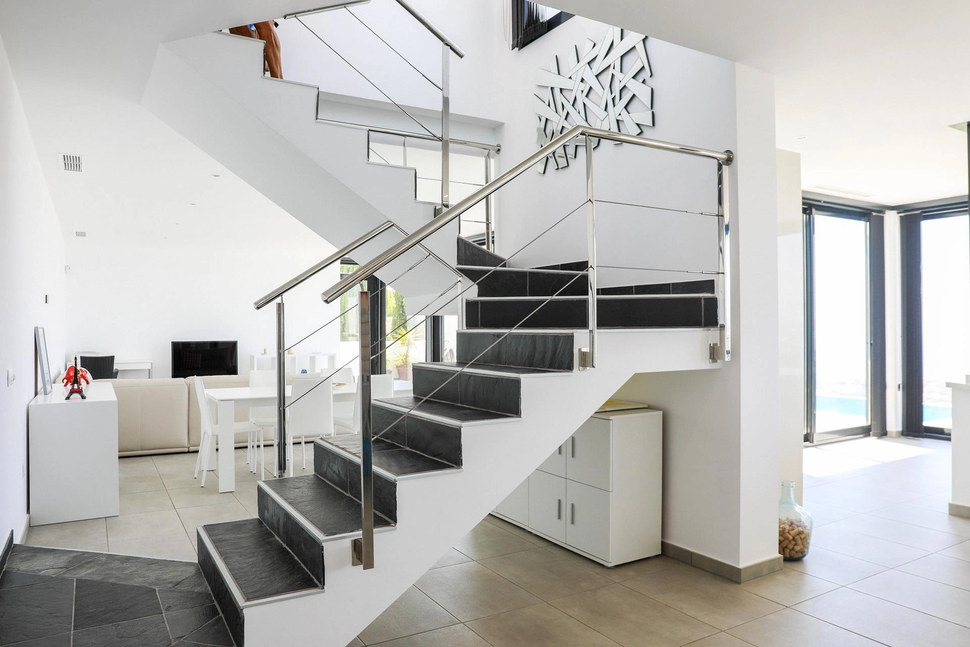 Modern villa with panoramic views