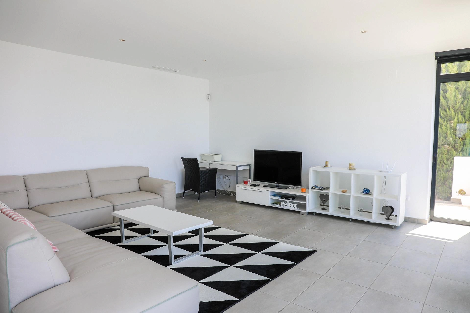 Modern villa with panoramic views