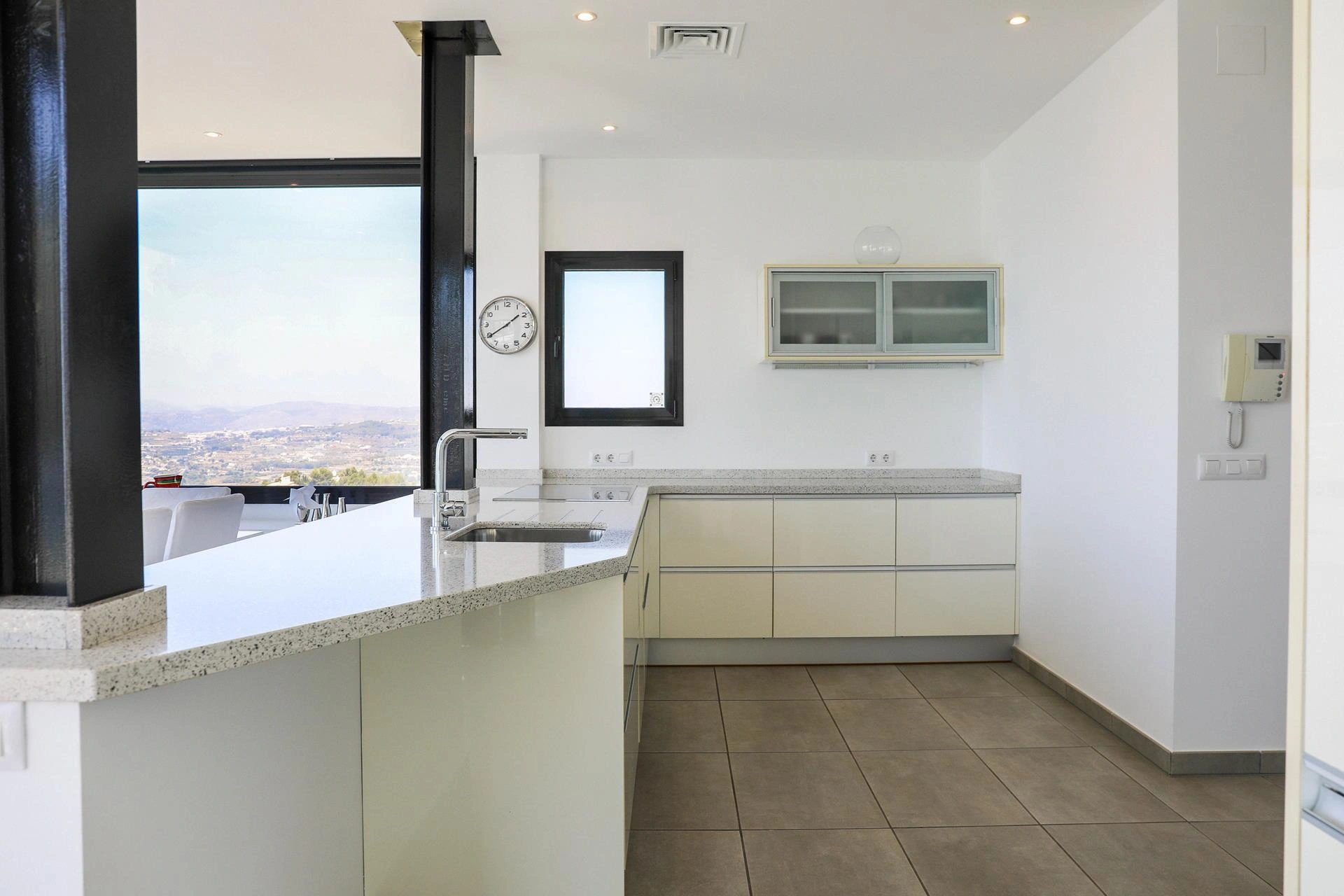 Modern villa with panoramic views