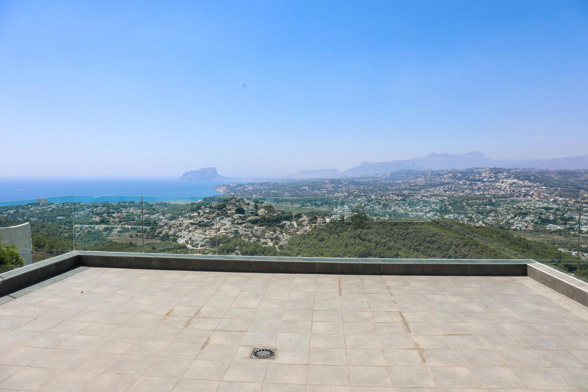 Modern villa with panoramic views