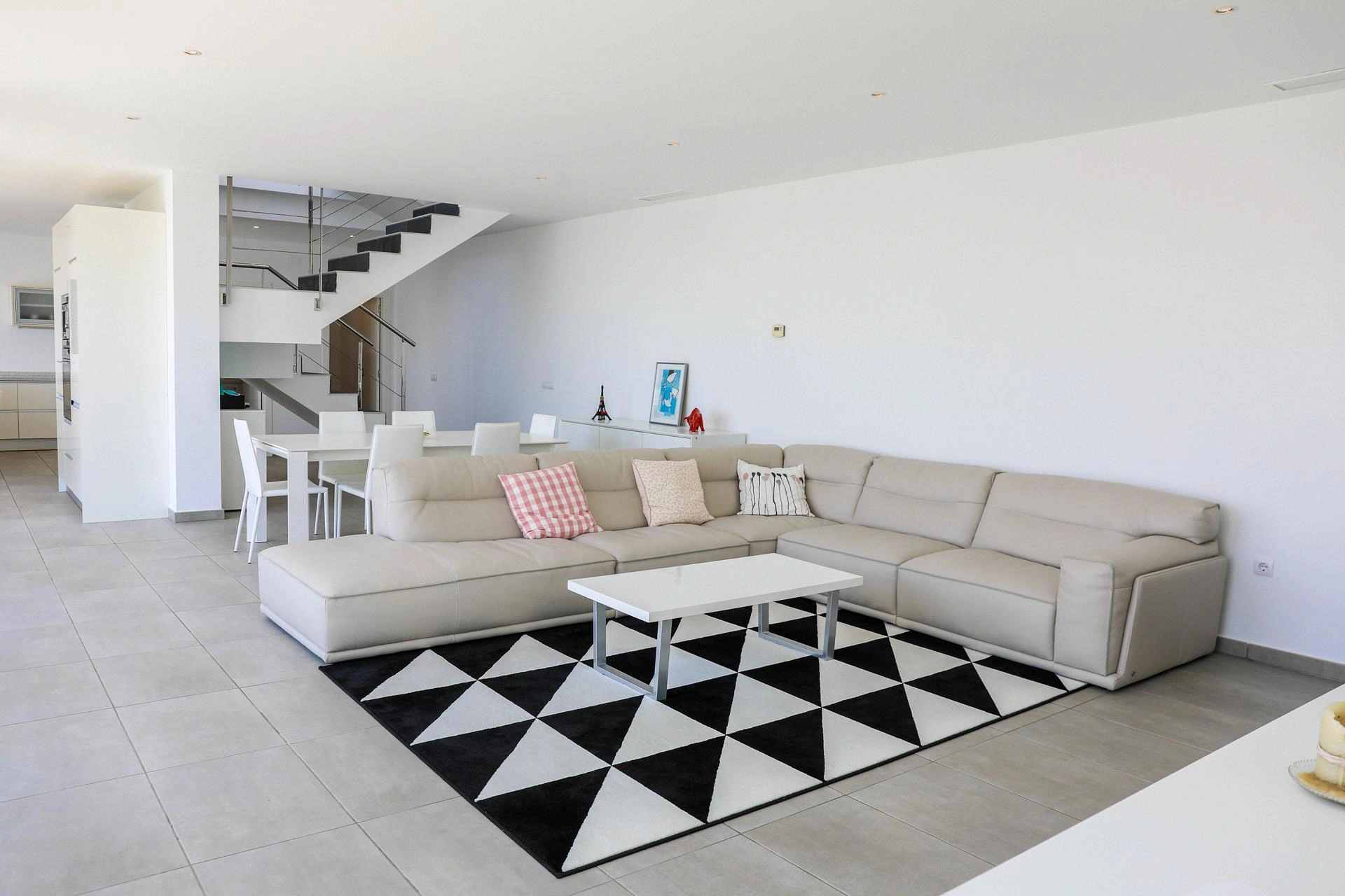 Modern villa with panoramic views