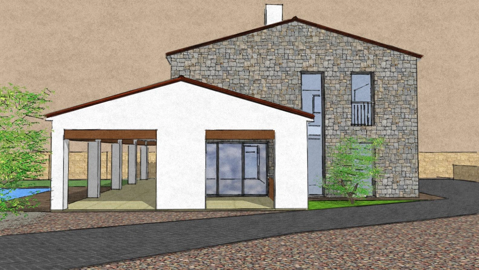 BH2001B - Terrain rustique avec projet et permis dans la campagne de Benissa – vues panoramiques