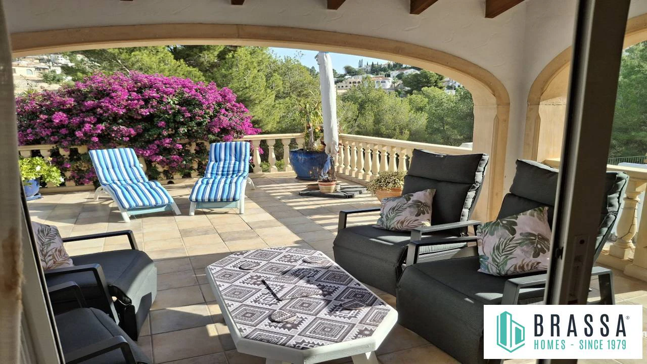 BH1782B - Mediterranean villa for sale Montemar Benissa