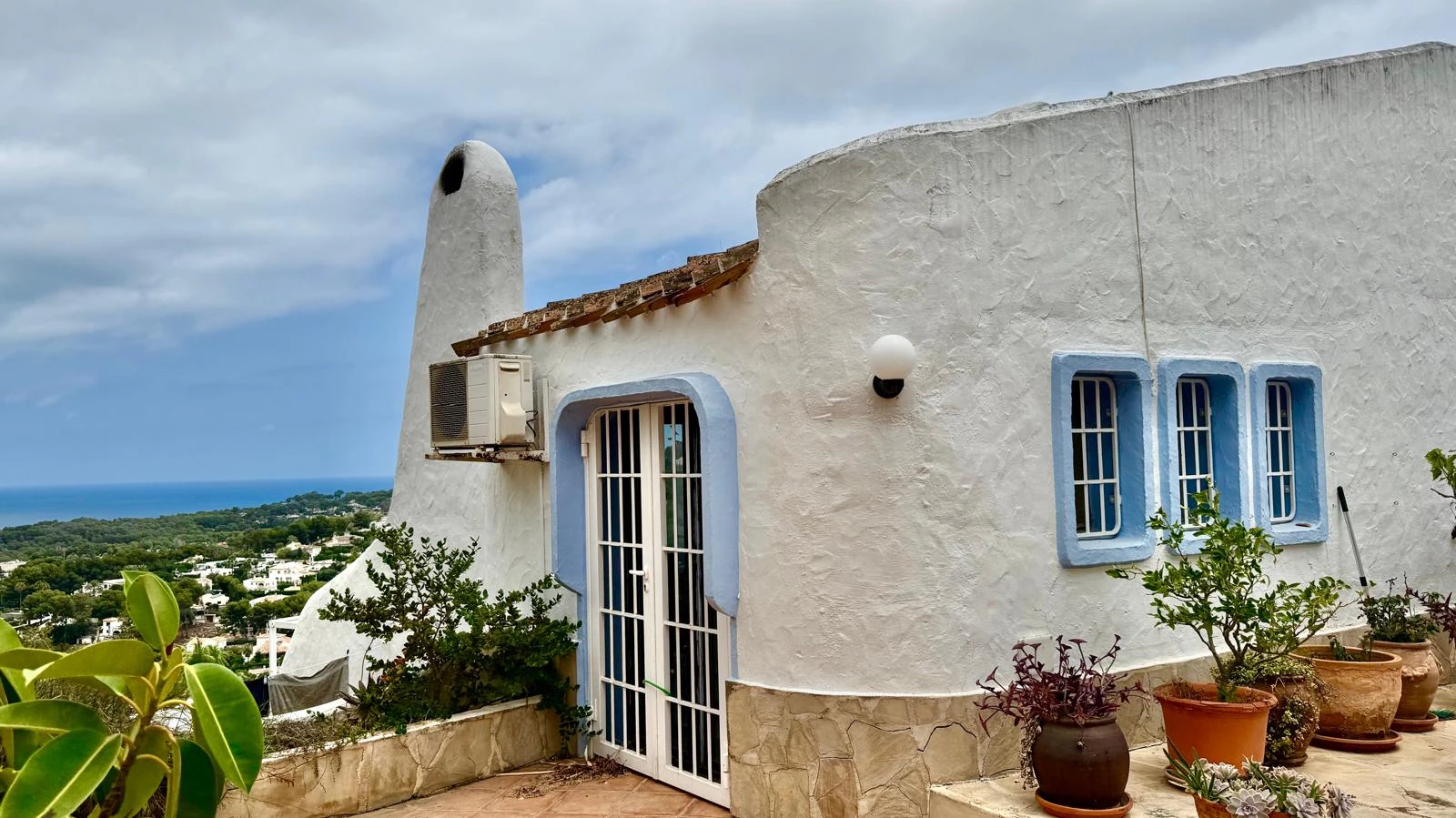 JCP3WIQN - Faszinierende Villa im ibizenkischen Stil mit Panoramameerblick in Jávea