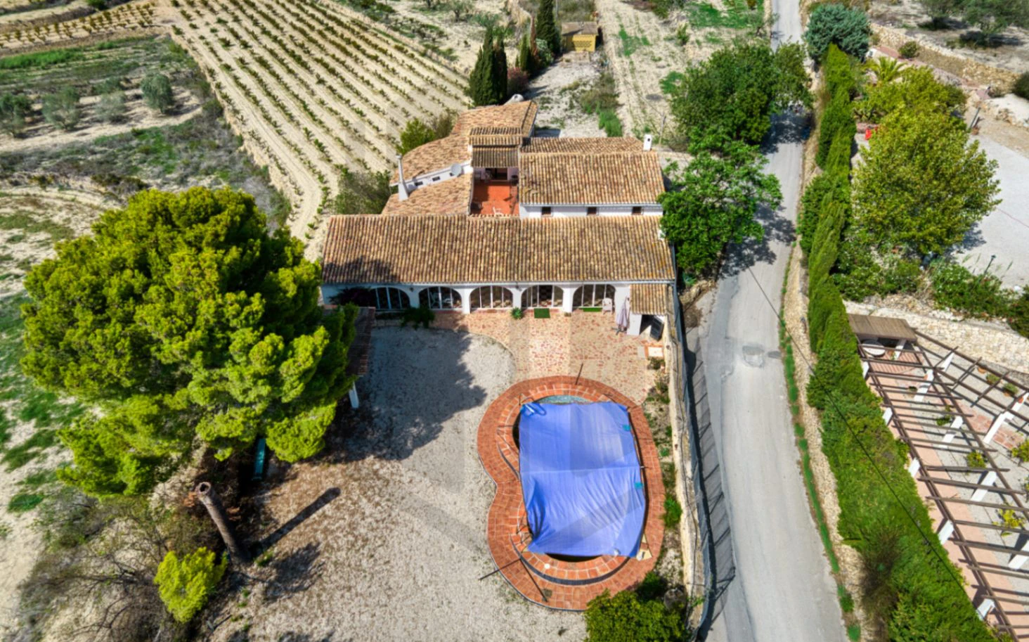 BH1425B - Sea view finca to renovate at Benimarraig Benissa