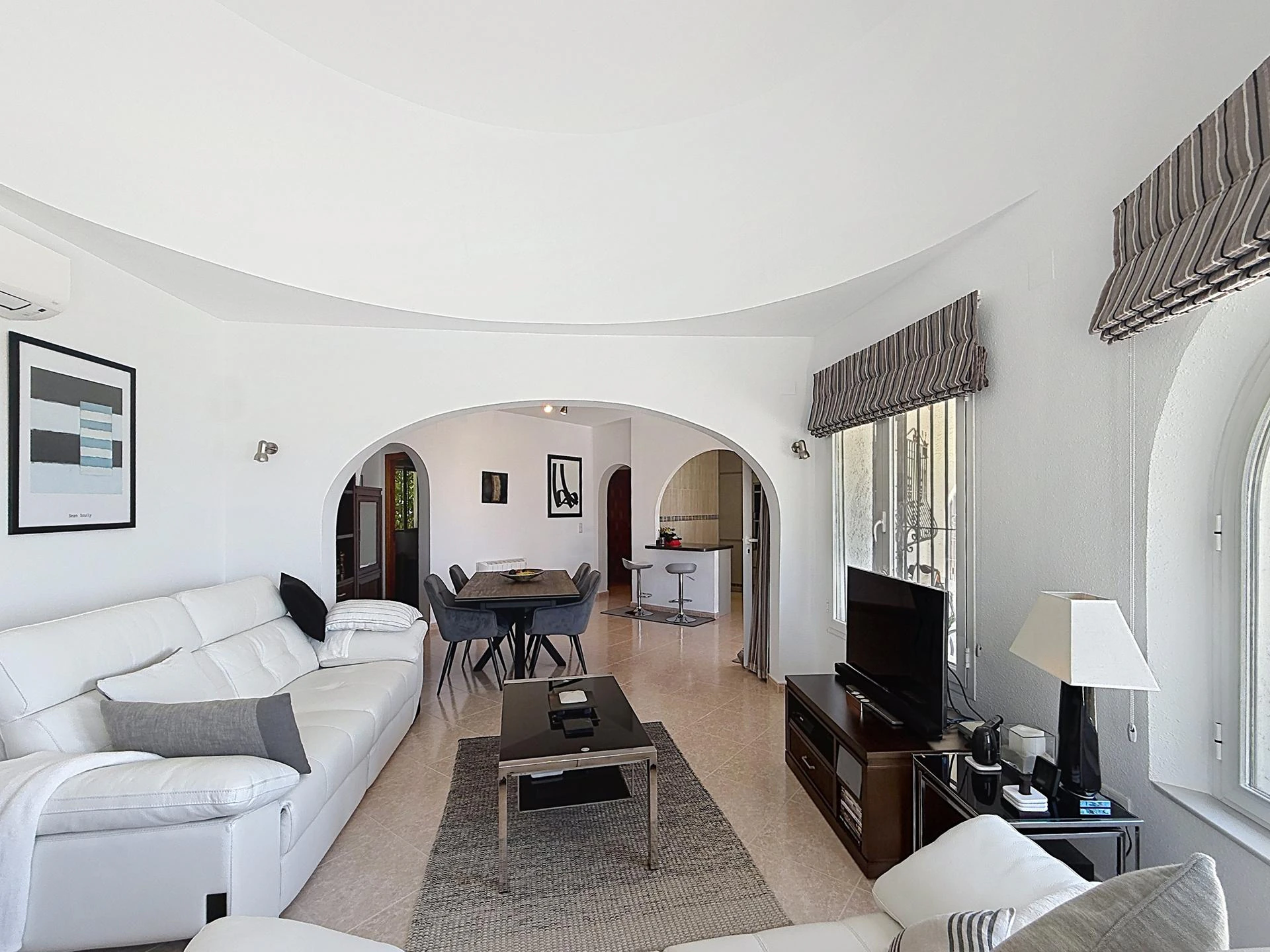 Independent villa with sea views and heated pool Kalmias Cumbre del Sol Costa Blanca North