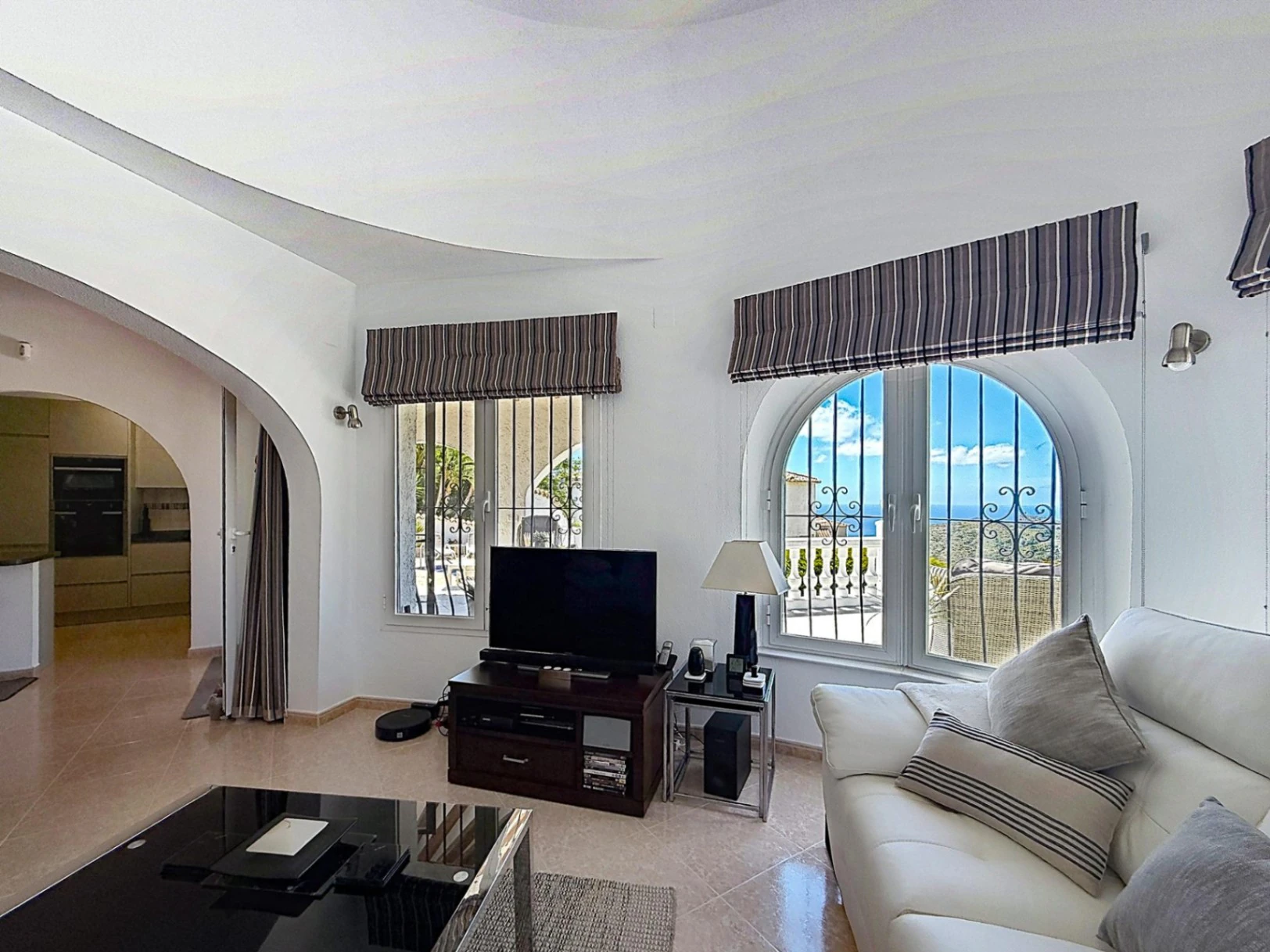 Independent villa with sea views and heated pool Kalmias Cumbre del Sol Costa Blanca North
