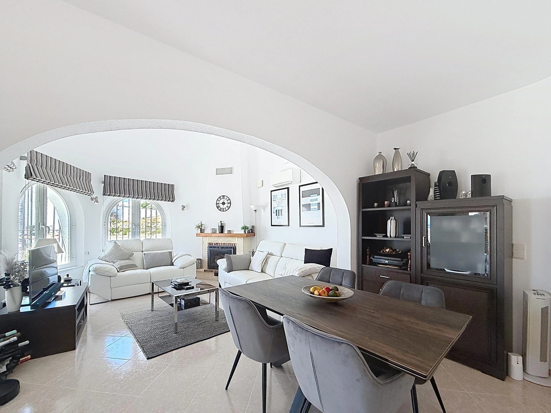 Independent villa with sea views and heated pool Kalmias Cumbre del Sol Costa Blanca North