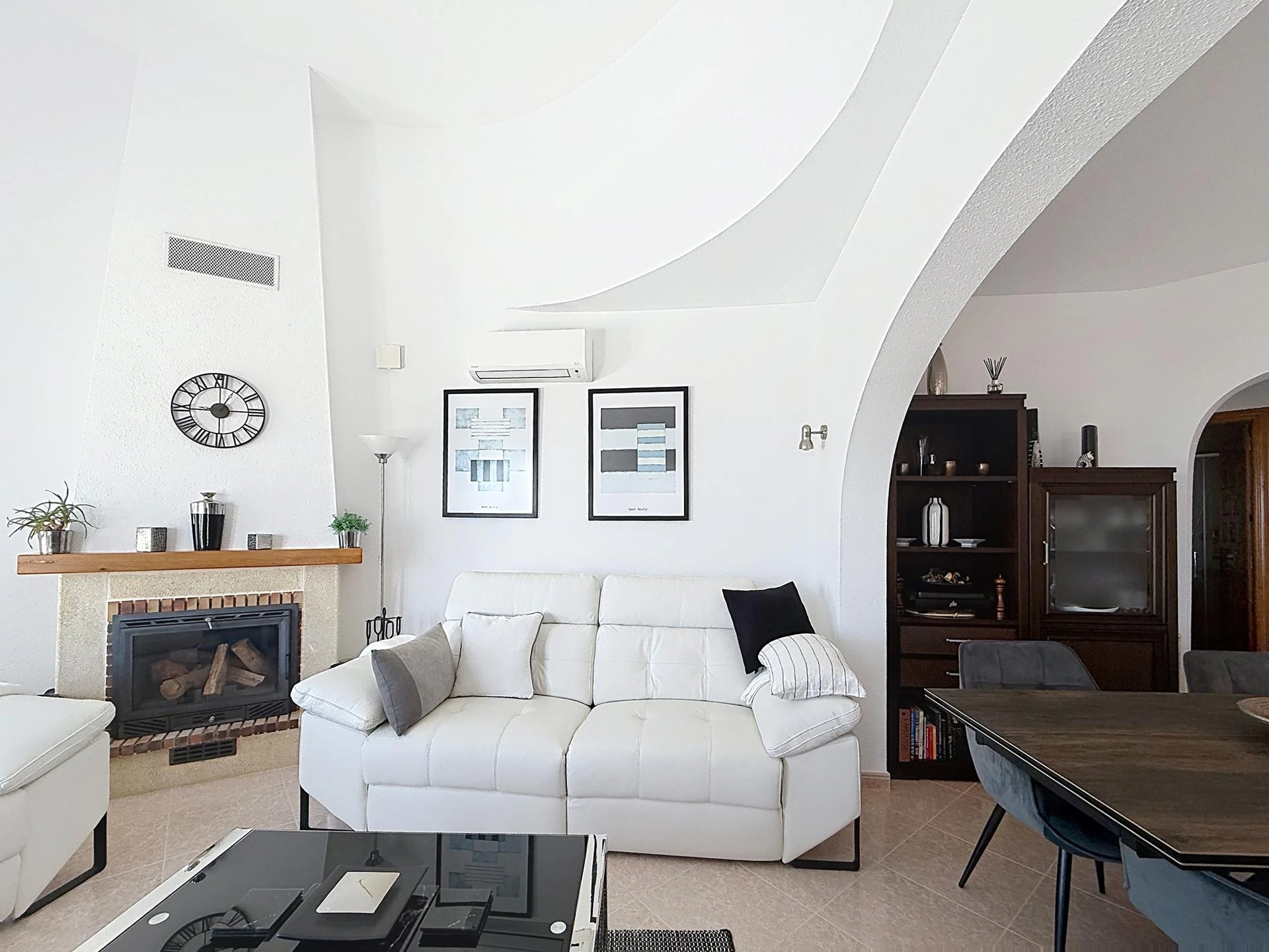 Independent villa with sea views and heated pool Kalmias Cumbre del Sol Costa Blanca North