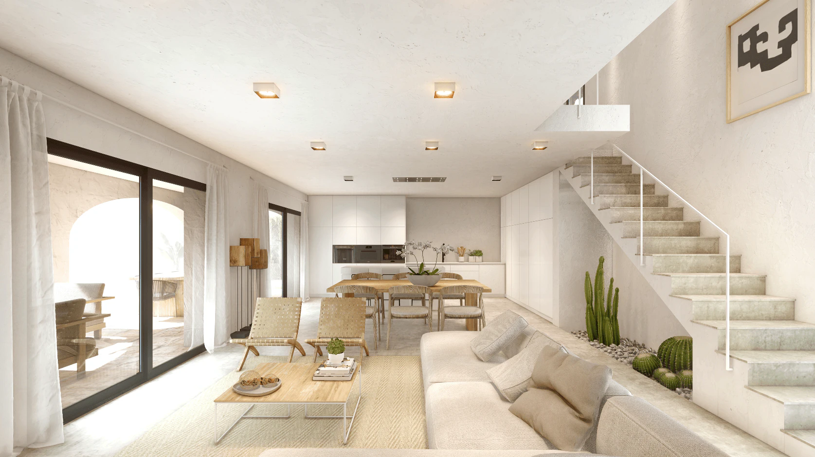 BH1319C - Neubau-Villa im Ibiza-Stil in Javea zu verkaufen
