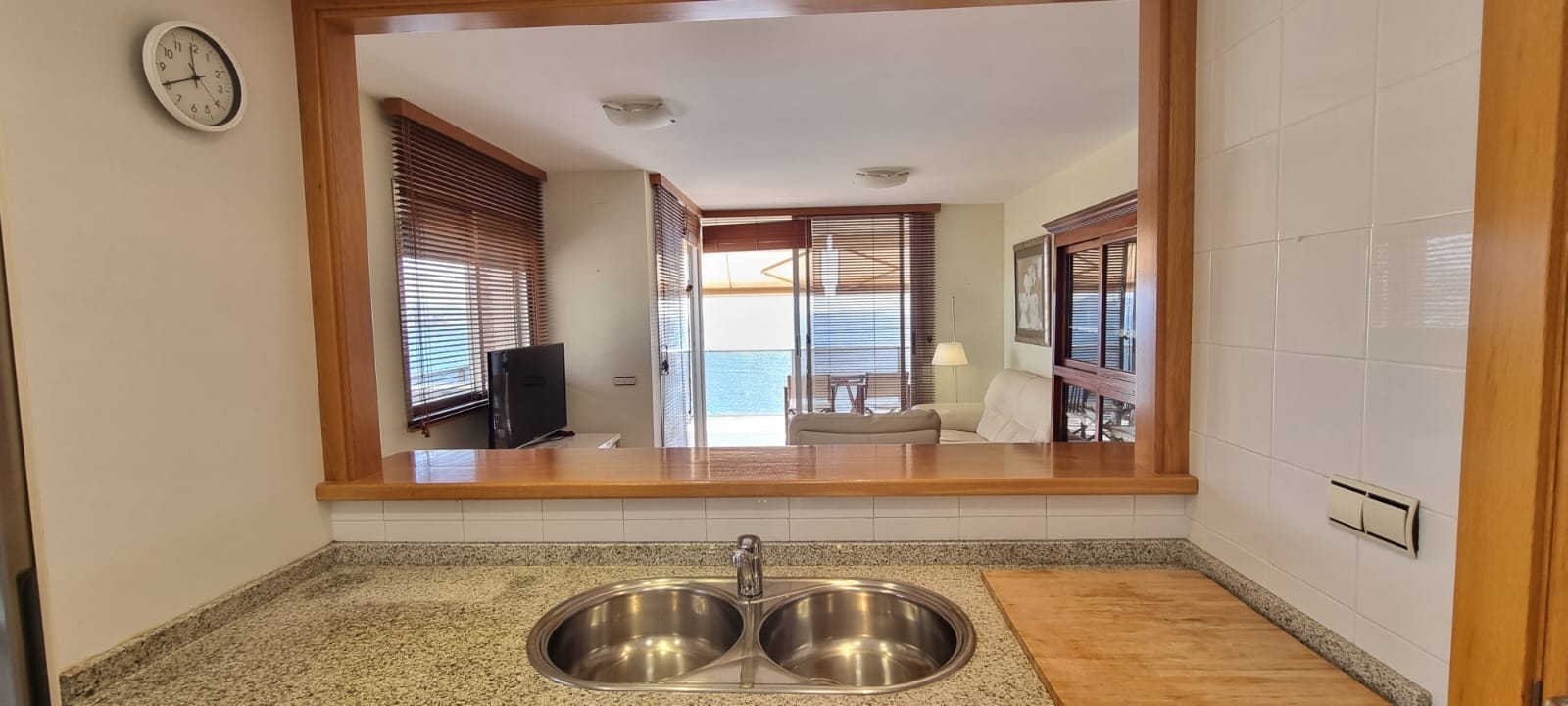 Apartamento en primera línea con vistas al mar en Calpe