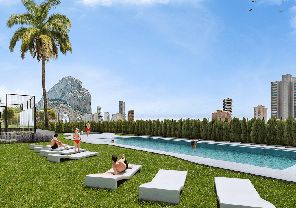 Apartamento de lujo estilo costa en Calpe