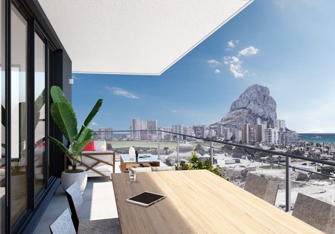 Nuevo moderno apartamento de nueva construcción Calpe