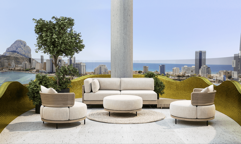Apartamento de lujo estilo costa en Calpe
