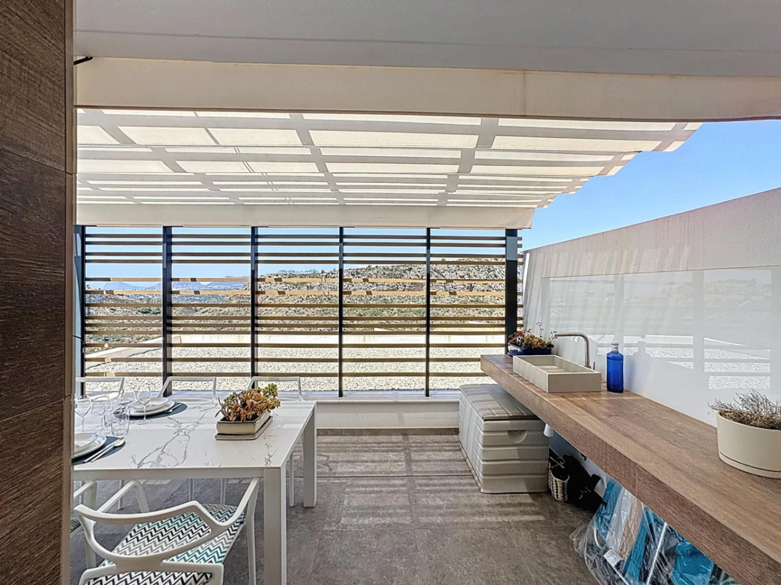 Appartement en attique avec vue sur la mer à Cumbre del Sol Benitachell à vendre.