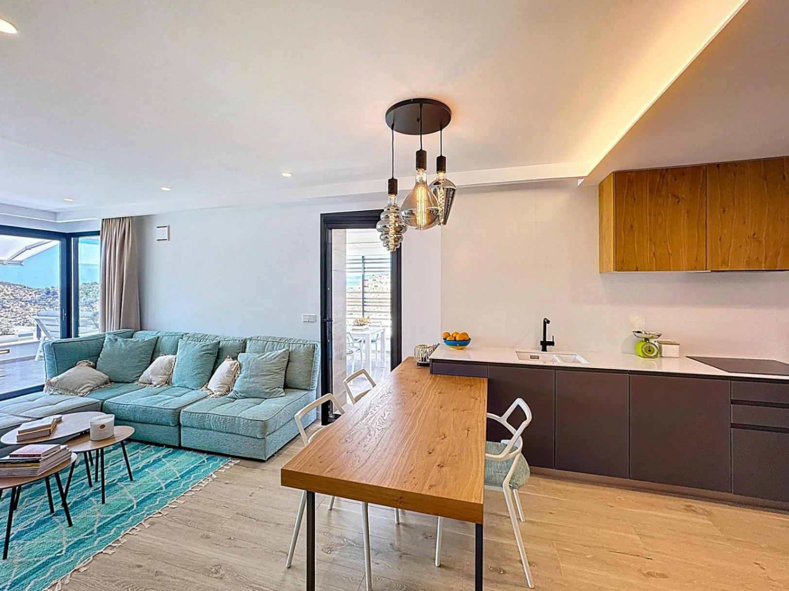 Appartement en attique avec vue sur la mer à Cumbre del Sol Benitachell à vendre.