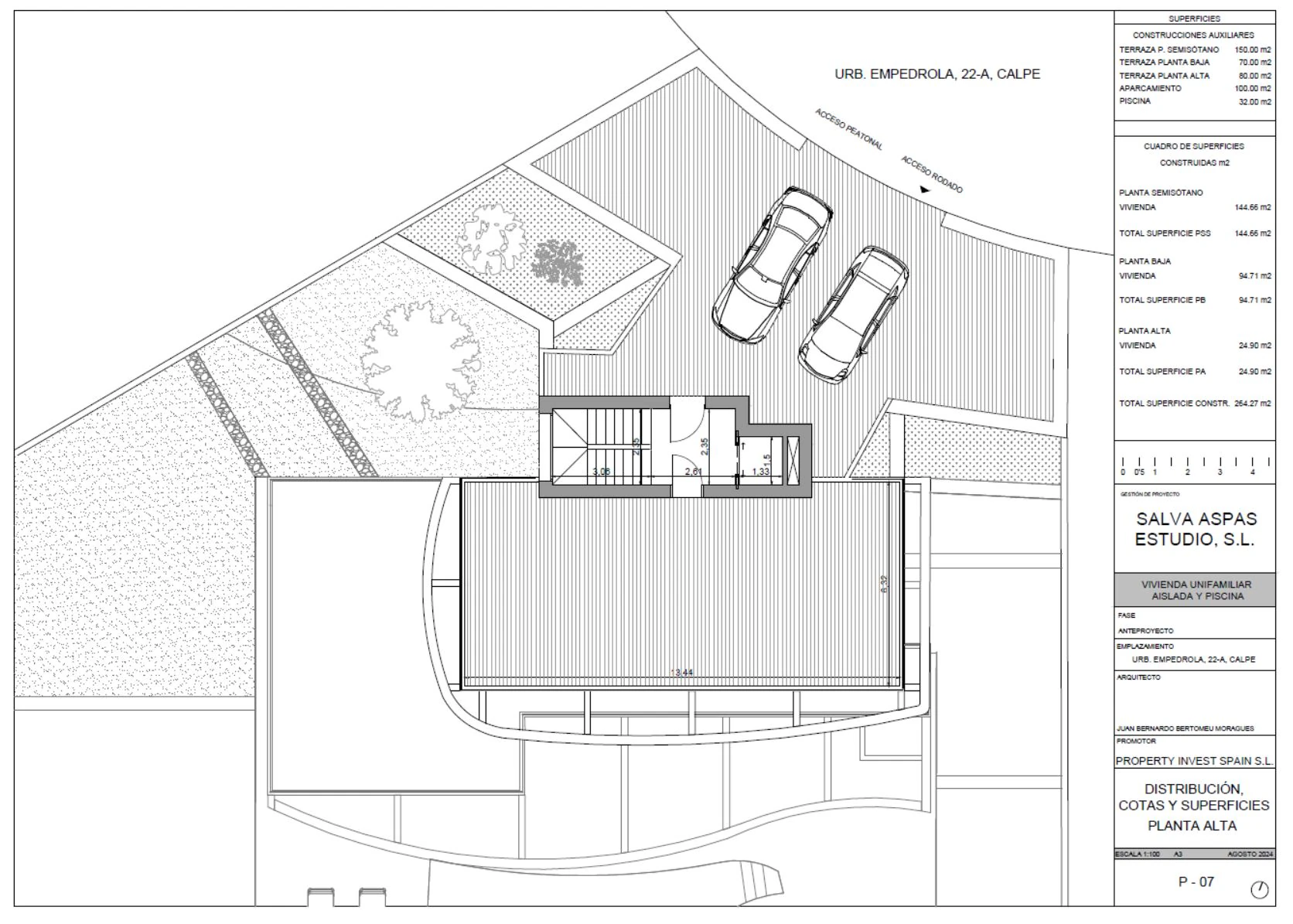 Chalet/Villa en venta en Calpe