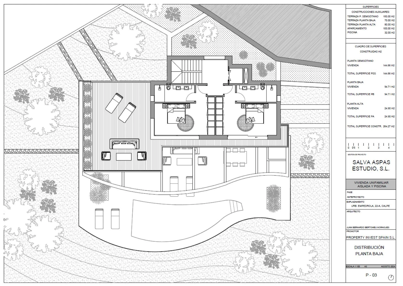 Chalet/Villa en venta en Calpe