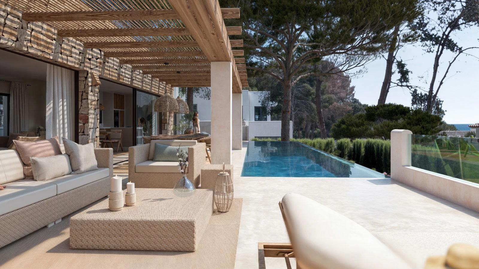 Villa Estilo Ibicenco de lujo en Moraira con vistas al mar Costa Blanca - Imagen 2