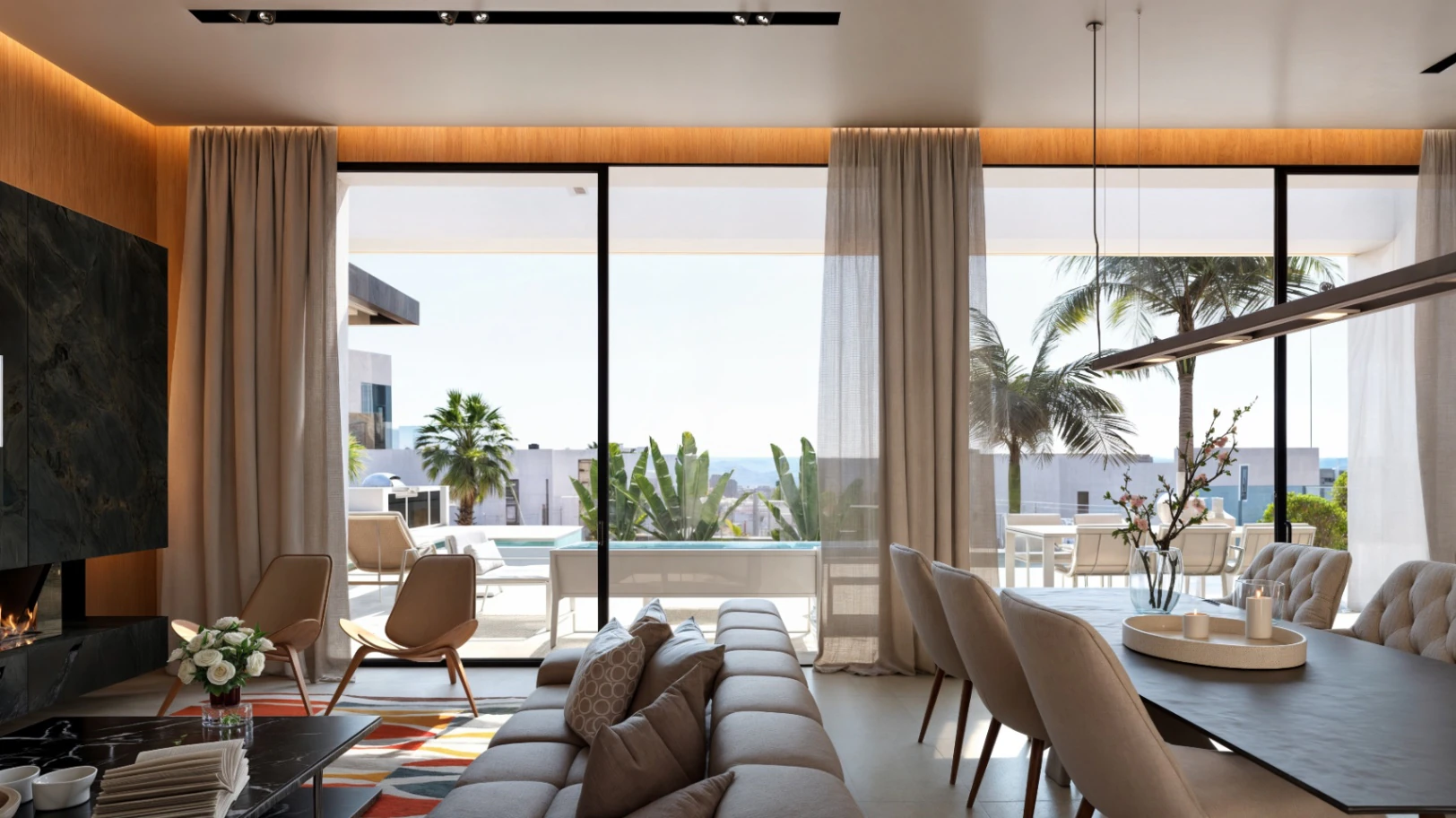 Villa Moderna en venta en Moraira Costa Blanca con vistas al mar y a las montañas