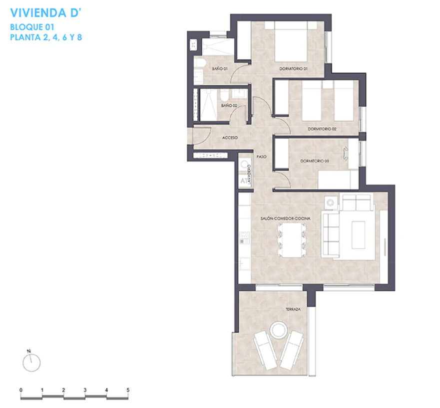 Apartamento Moderno en Cuarta Planta – Obra Nueva en Calpe