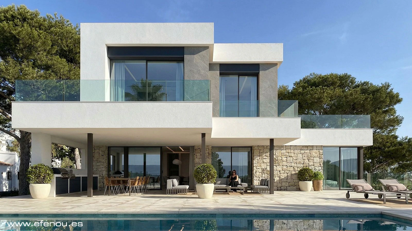 Villa Aurea – Villa Moderna de lujo obra nueva en Moraira, Costa Blanca - Imagen 3