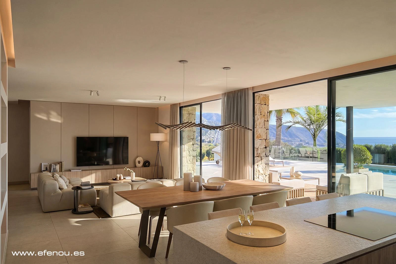 Villa Aurea – Villa Moderna de lujo obra nueva en Moraira, Costa Blanca - Imagen 4