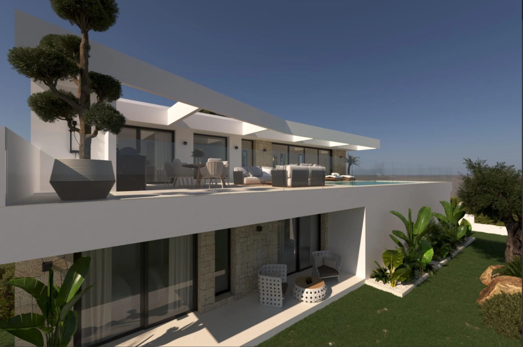 Preciosa Villa Moderna en Calpe con vistas al mar
