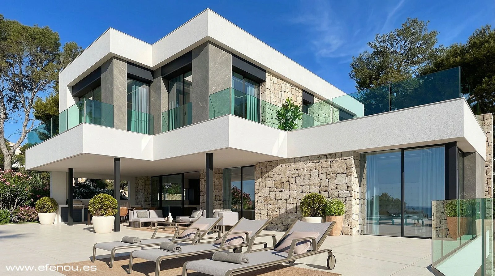 Villa Aurea – Villa Moderna de lujo obra nueva en Moraira, Costa Blanca - Imagen 13