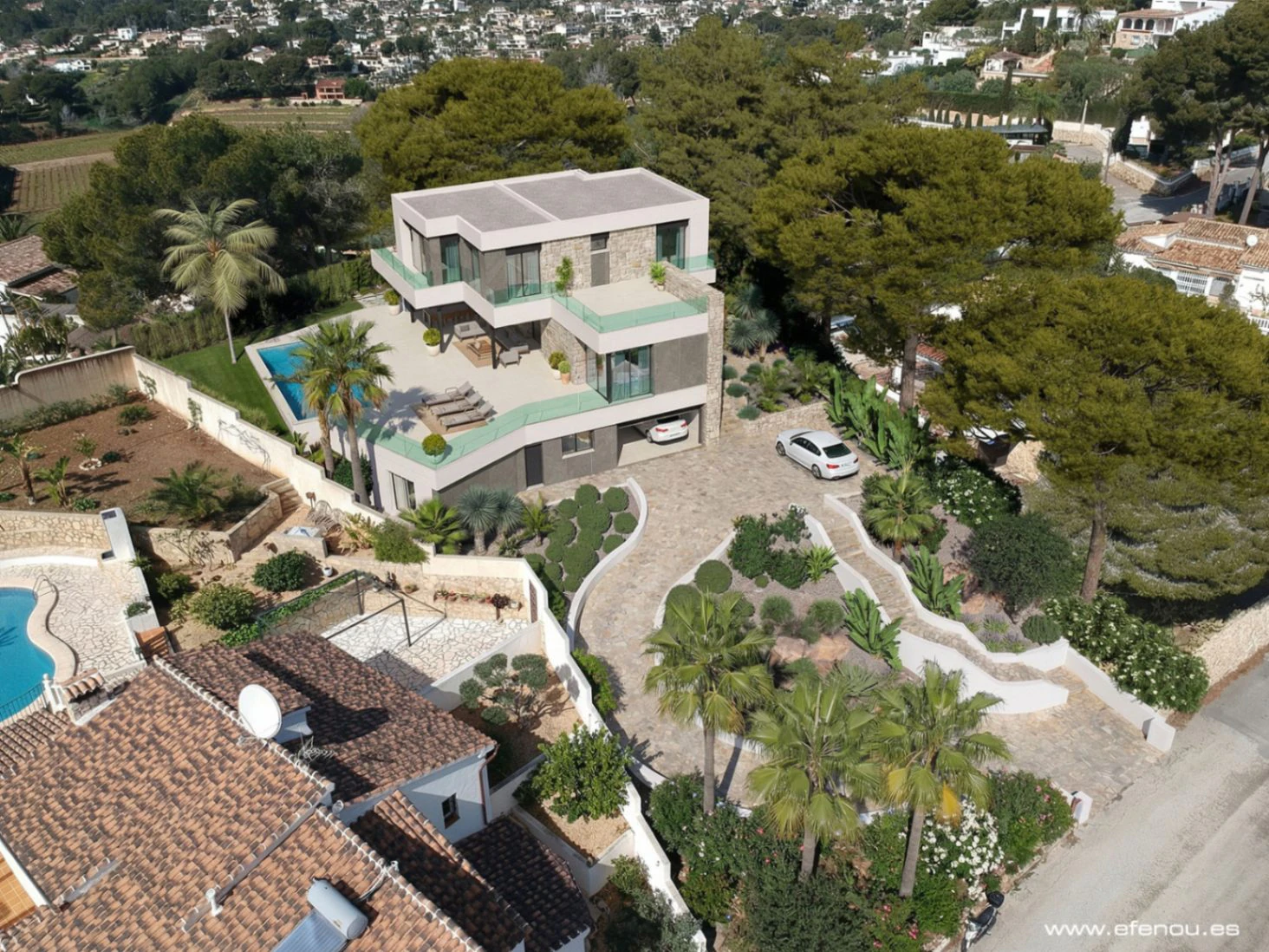 Villa Aurea – Villa Moderna de lujo obra nueva en Moraira, Costa Blanca - Imagen 14