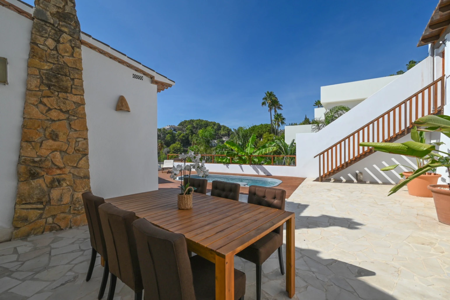 . DOS VILLAS +  APARTAMENTO DE INVITADOS . MORAIRA. VISTAS AL MAR