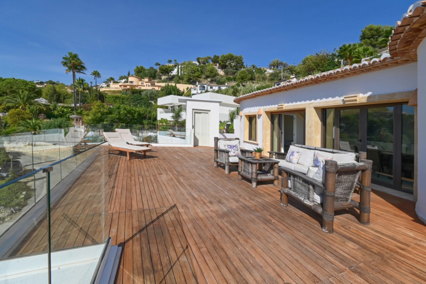 . DOS VILLAS +  APARTAMENTO DE INVITADOS . MORAIRA. VISTAS AL MAR