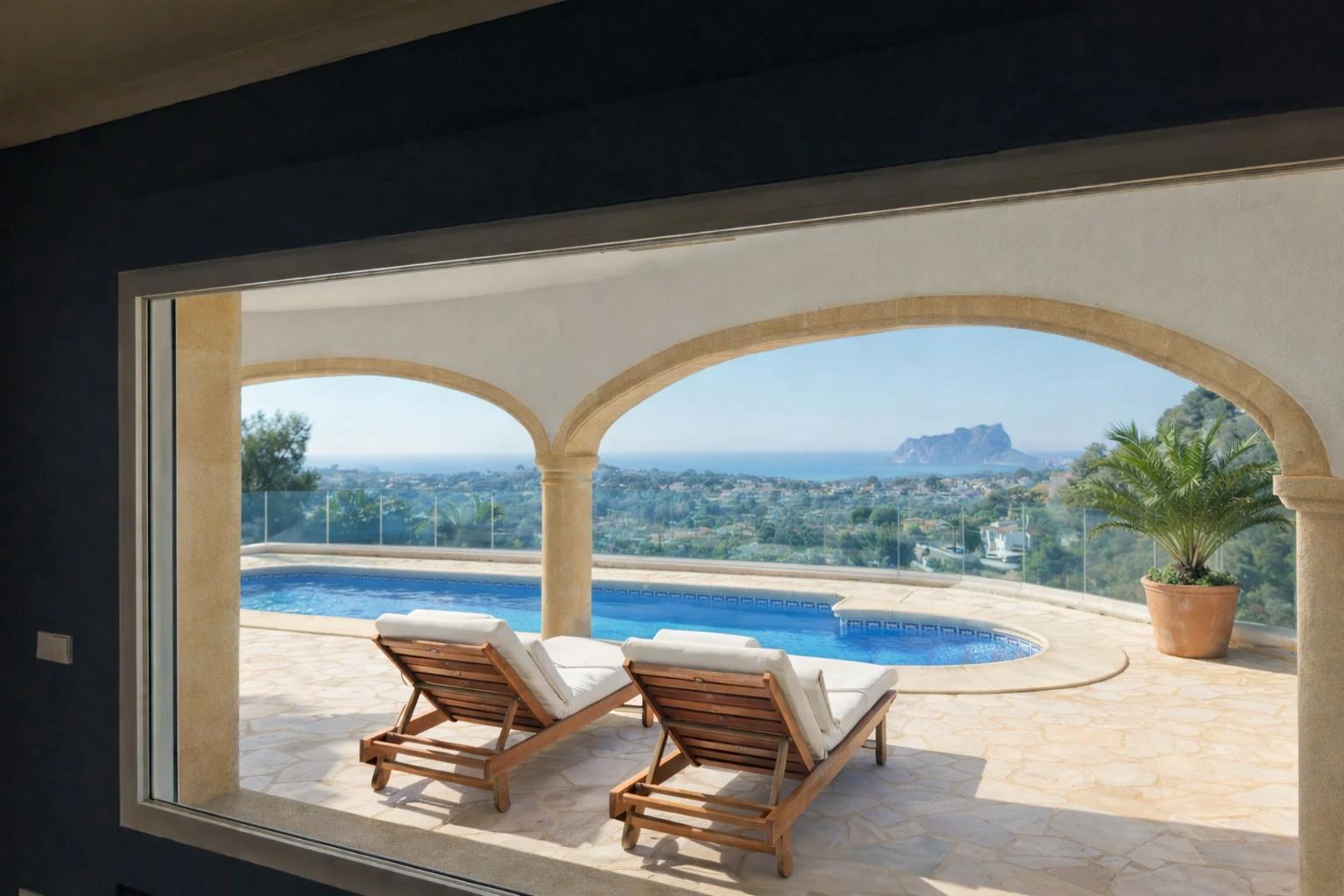 . DOS VILLAS +  APARTAMENTO DE INVITADOS . MORAIRA. VISTAS AL MAR