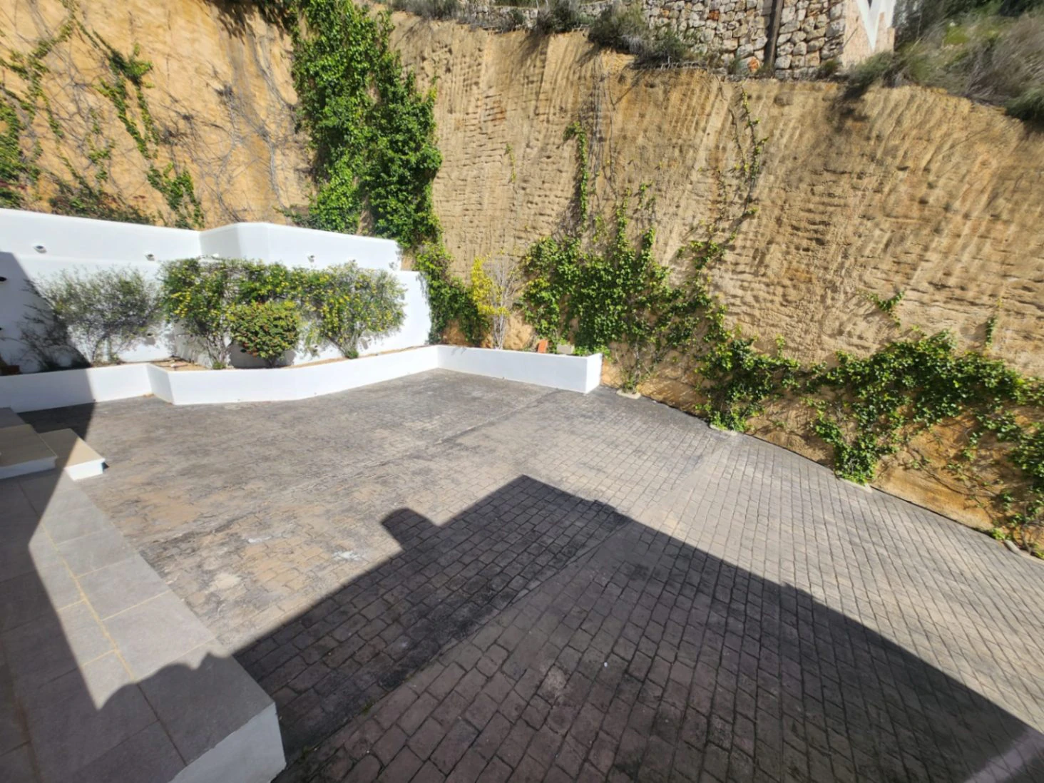 Villa Ibicenca con vistas al mar en Moraira El Portet Costa Blanca