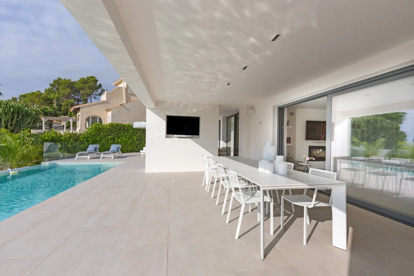 Preciosa Villa Moderna con vistas al mar en Moraira El Portet Costa Blanca - Imagen 19