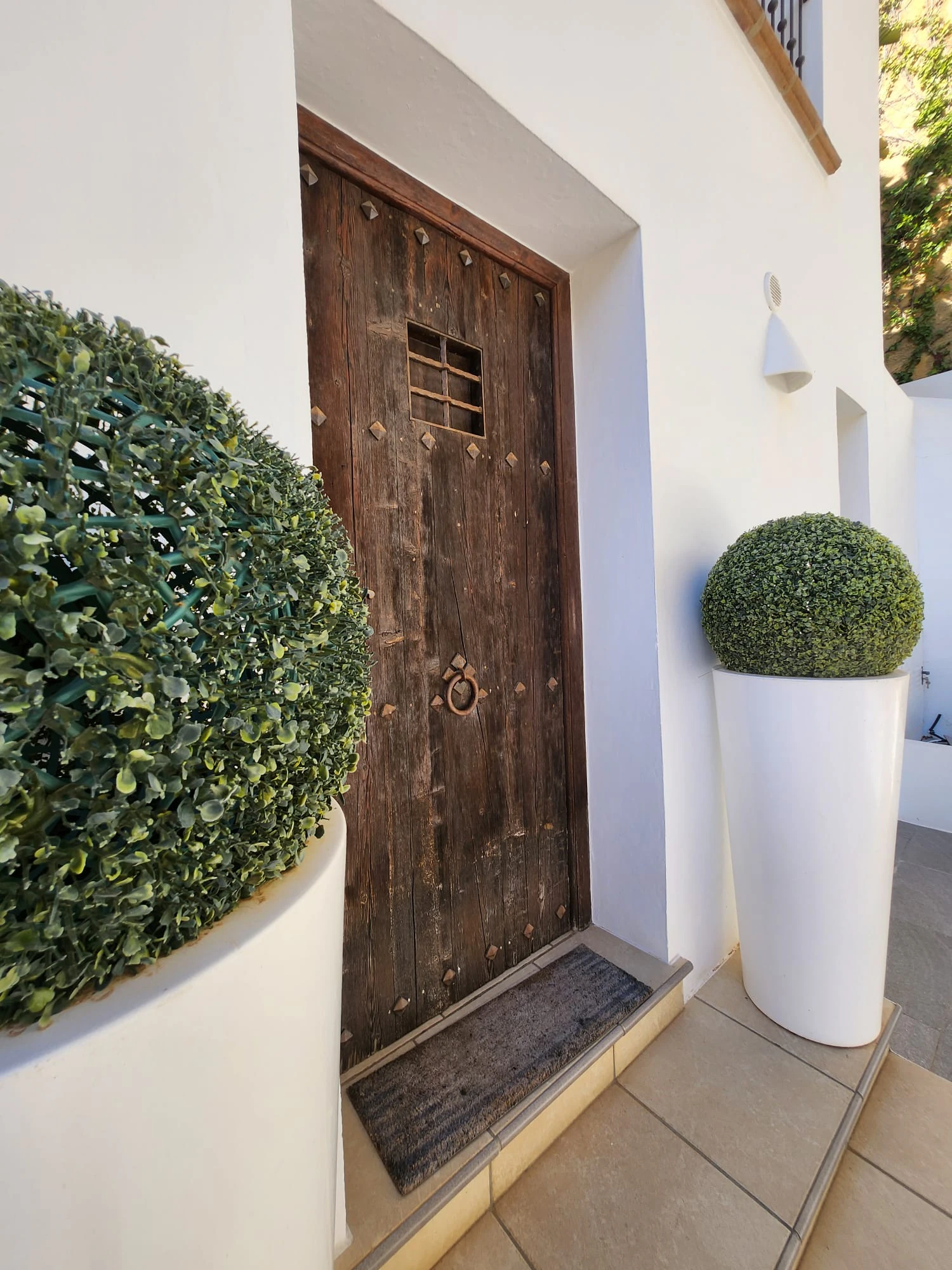 Villa Ibicenca con vistas al mar en Moraira El Portet Costa Blanca