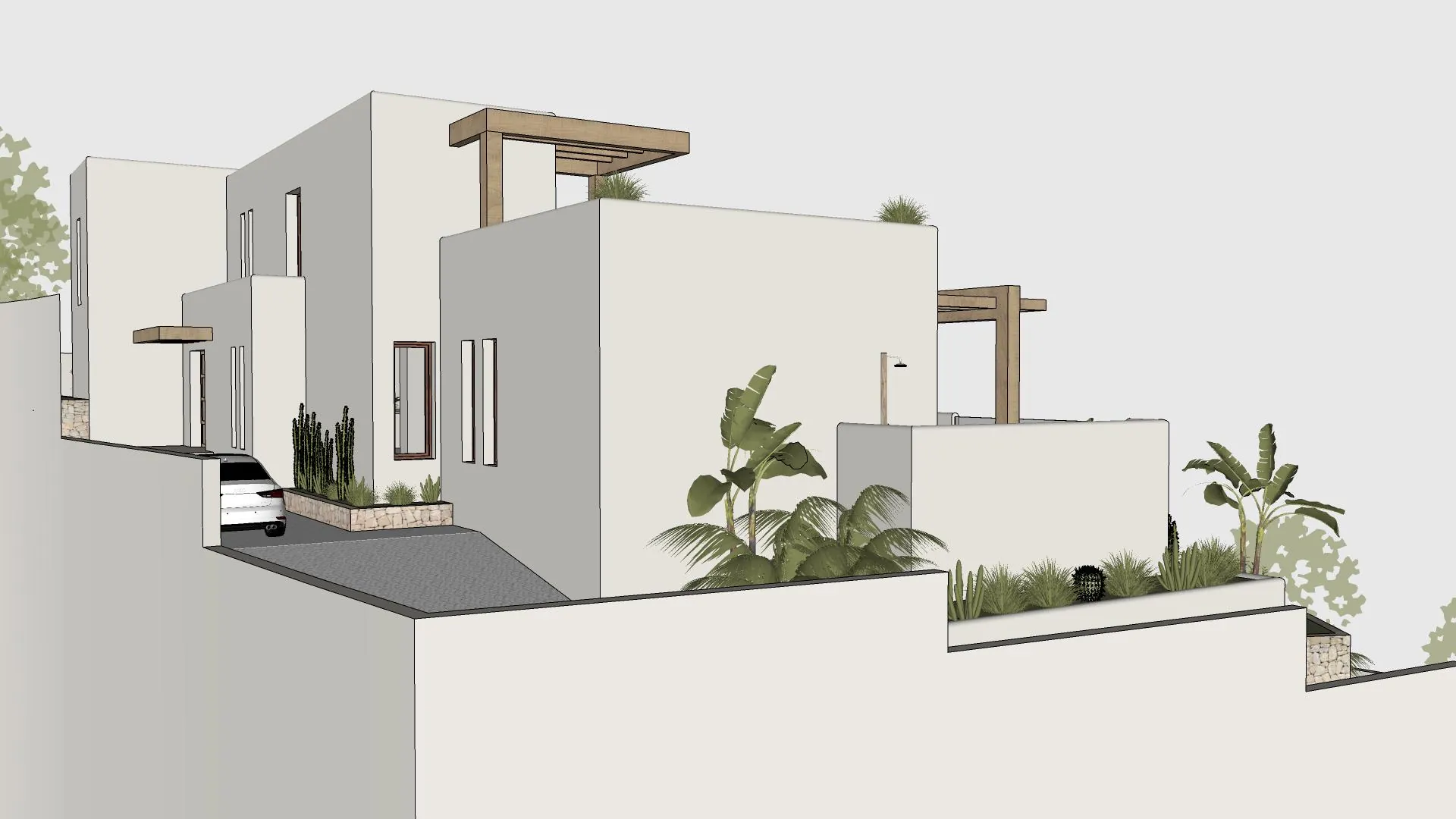 Proyecto: Villa ibicenca con vistas al mar en venta en Benissa