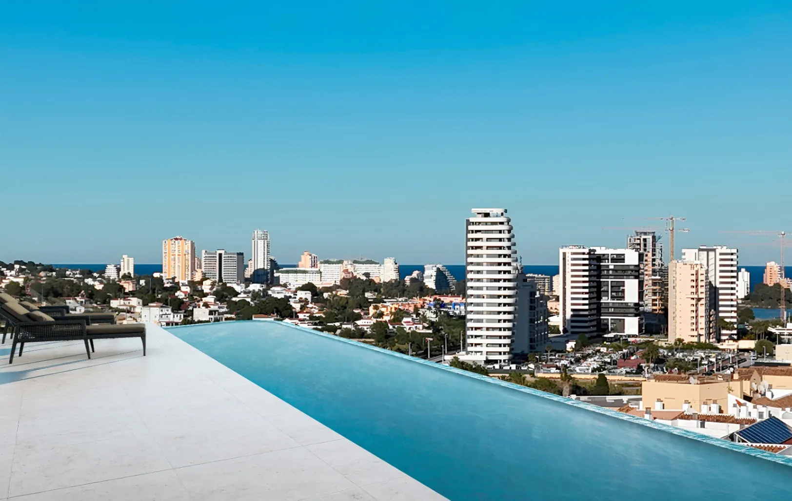Varios áticos de nueva construcción en venta en el centro de Calpe
