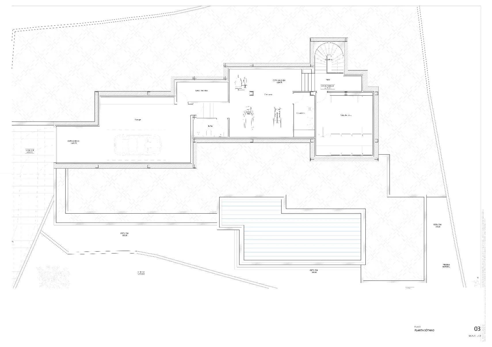 Proyecto: Villa ibicenca con vistas al mar en venta en Benissa