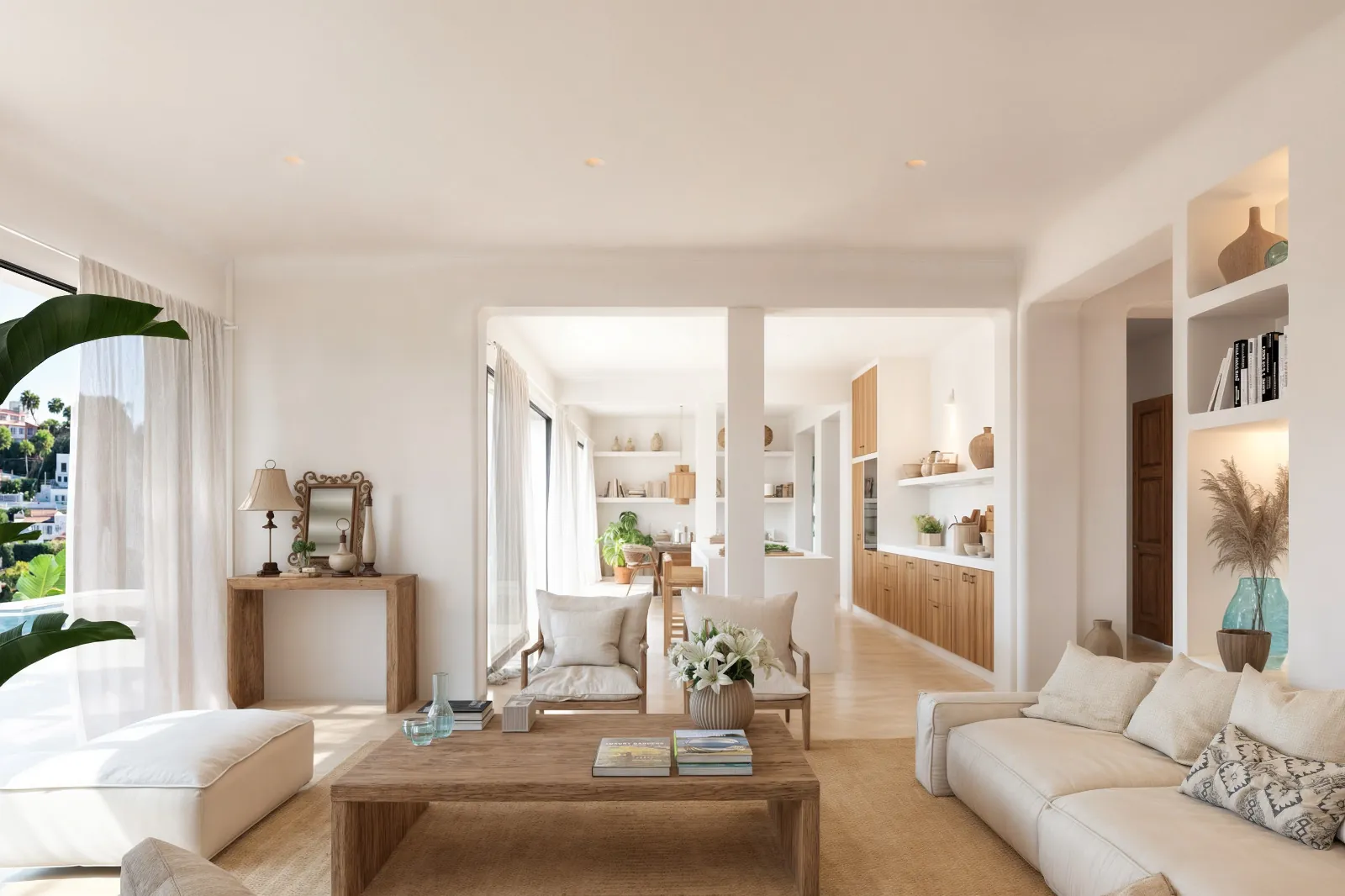 Proyecto: Villa ibicenca con vistas al mar en venta en Benissa